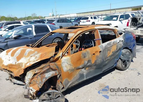 2018 Honda Civic Ex-T from USA, damaged, VIN JHMFC1F36JX006644